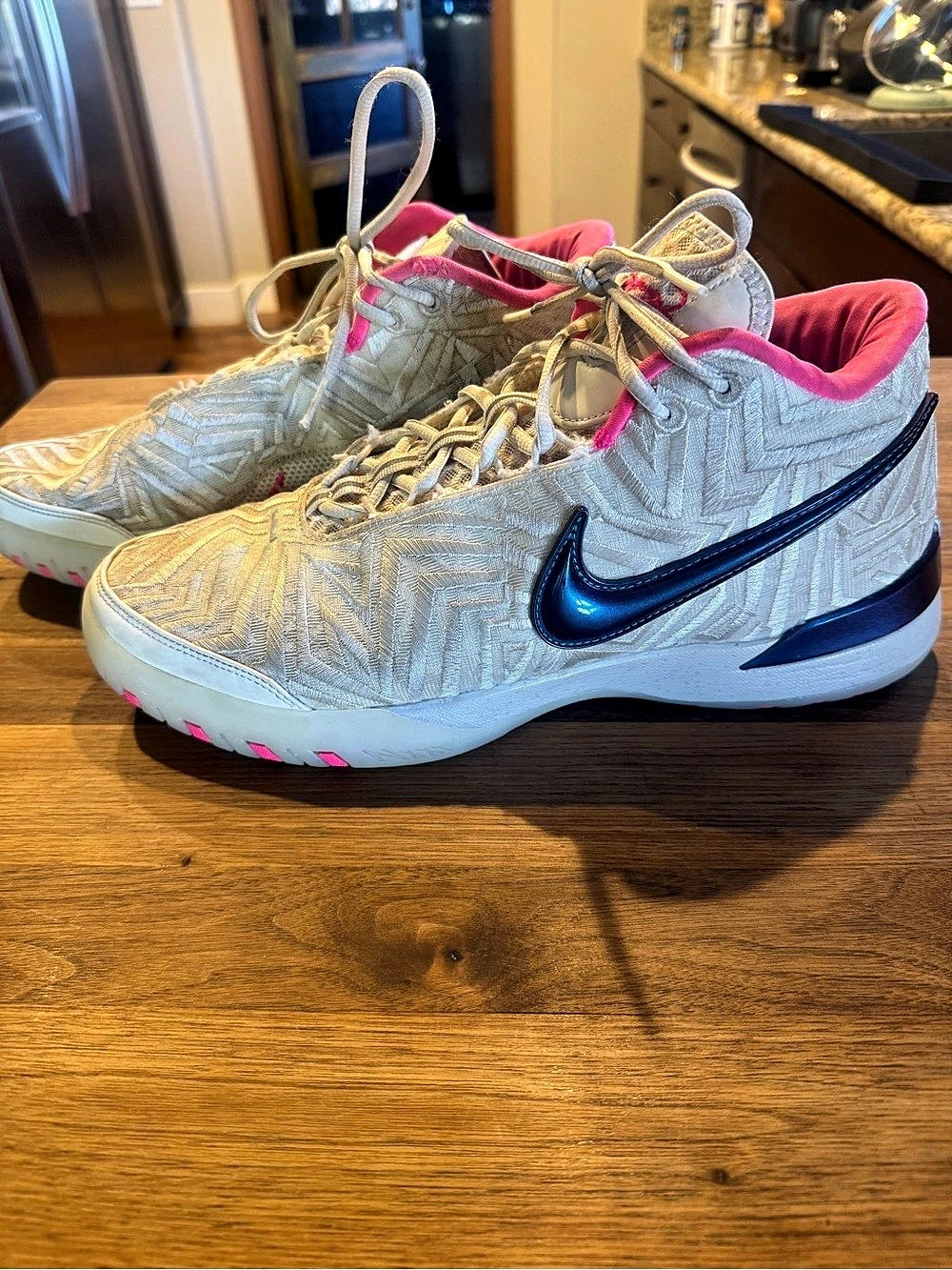 Nike Zoom LeBron NXXT Genisus EP Men's White & Pink US Men's 12